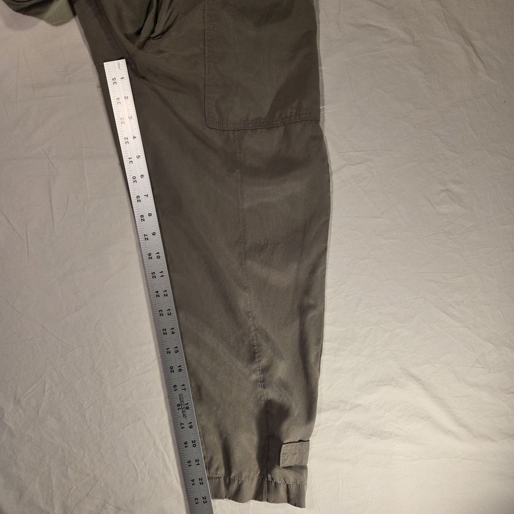 Banana Republic Paperbag Waist Cropped Tapered Leg Pants, Women's Size 12 Petite - Picture 9 of 10